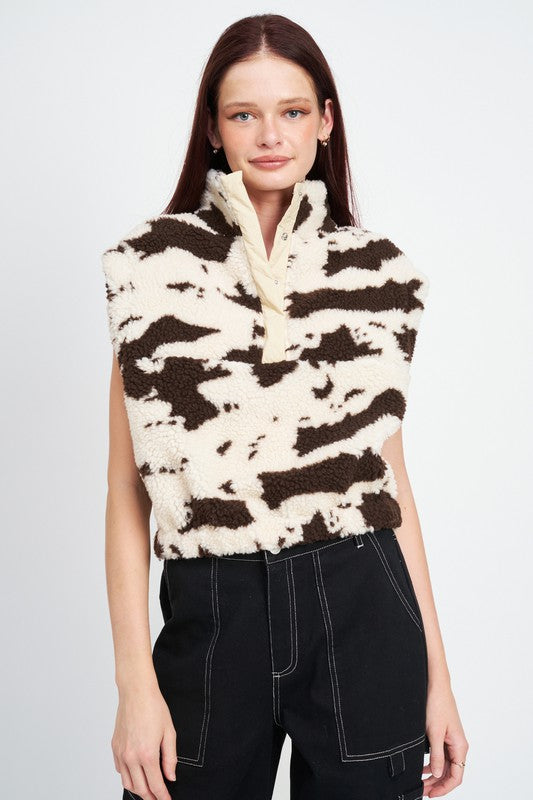 Dairy Girl Sherpa Vest