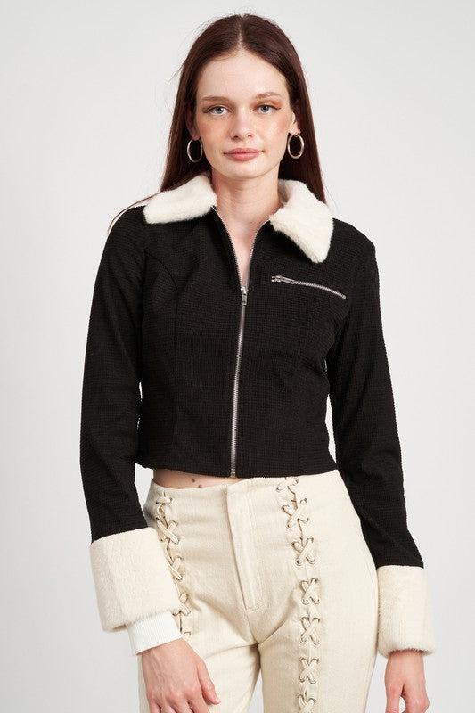 Noelle Crop Jacket