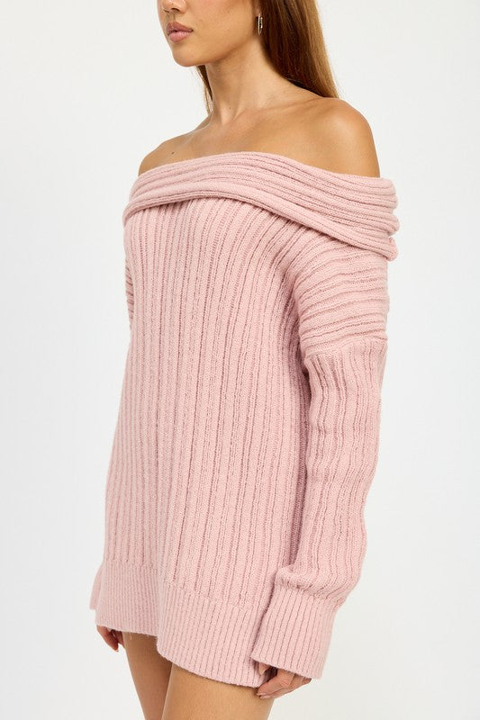 Lily Off The Shoulder Sweater