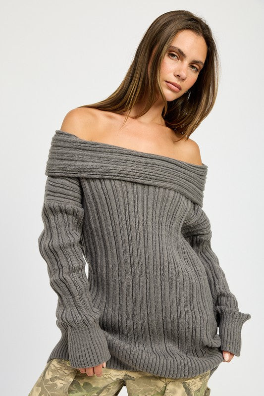 Lily Off The Shoulder Sweater