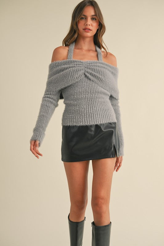 Whitney Off The Shoulder Sweater