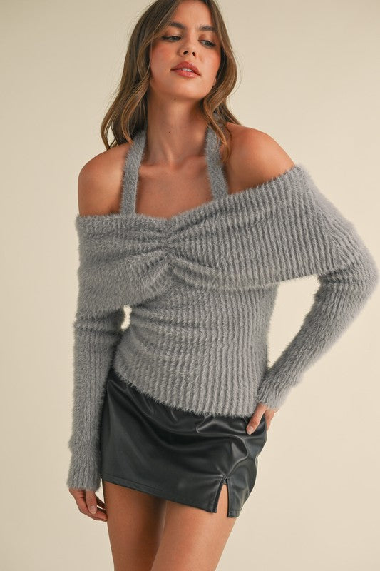 Whitney Off The Shoulder Sweater